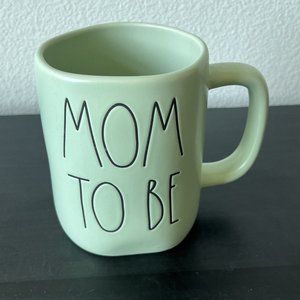 Rae Dunn Artisan Collection MOM TO BE Light Green Mug By Magenta Mint